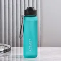 750ml Mattierte Sport Trinkflasche mit Trageschlaufe Tragbare Fitness Wasserflasche Outdoor - 750 ml Einzelbecher / Dunkelgrün