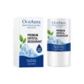 Stick déodorant minéral OceAura 25g sans parfum présenté avec son emballage de qualité - 25.00g