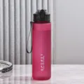 750ml Mattierte Sport Trinkflasche Grosse Kapazitat Outdoor Fitness Becher Tragbar - 750 ml Einzelbecher / Karminrot