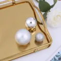 Birthday cake decoration balls plastic macaron color baking party styling accessories set - 3 Pieces/Pack / Silver