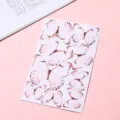 Decorative pink butterfly cake toppers with elegant rose gold foil edges on a sheet - Butterfly Style (H07) / Pink White