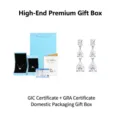 S925 silver pear-shaped moissanite drop earrings with premium gift packaging - 1 Pair (With Light Box + Certificate + GRA Certificate) / Platinum Plated Earrings
