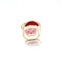 Niedlicher Weihnachtsmann Cartoon Emaille Goldring für Kinder als Weihnachtsgeschenk - Weihnachtsmann (A375)