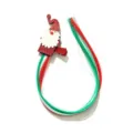 Kerst haarclip Kerstman met rood en groen gekleurde pruik extensies voor meisjes - Kerstman Stijl A