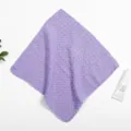 Purple waffle weave kitchen towel, highly absorbent dishcloth and face cleaning cloth for daily use. - 30x30cm Waffle Small Square Towel / Purple