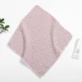 Pink waffle weave towel kitchen absorbent small face towel soft facial cleansing cleaning cloth - 30x30cm Waffle Small Square Towel / Pink