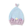 Coral fleece dry hair cap blue purple cute flower quick drying towel hair wrap turban for women - Shower Cap / Purple
