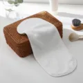 Soft reusable white microfiber makeup remover cloth and facial cleansing towel SKU view - 17*40cm / White (S4077)