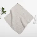 Light grey waffle weave small towel, absorbent kitchen dishcloth and facial towel. - 30x30cm Waffle Small Square Towel / Coffee