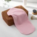 Soft pink microfiber makeup remover towel for gentle facial cleansing - 17*40cm / Pink (S4077)