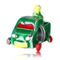 Green enamel Christmas car charm bead for DIY charm bracelets and necklaces jewelry. - Cartoon Car Style (P-2021-2)