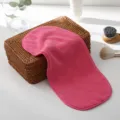Reusable rose red microfiber makeup remover towel for gentle face cleaning - 17*40cm / Rose Red (S4077)