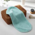 Soft mint green microfiber makeup remover cloth for gentle and effective face cleansing - 17*40cm / Light Blue (S4077)