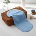 Soft reusable microfiber makeup remover cloth in blue color for gentle face cleansing - 17*40cm / Sky Blue (S4077)