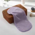 Soft purple microfiber makeup remover towel for gentle and effective facial cleansing - 17*40cm / Purple (S4077)