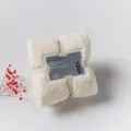 Thickened coral fleece face towel, ultra-absorbent and quick-drying gift towel for daily use. - 36*80cm / Off White