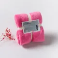 Thickened coral fleece face towel, highly absorbent quick-dry gift towel for salon and daily use. - 36*80cm / Rose Red