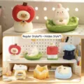 Cute cat figurines incense burner blind box set with 6 regular and 1 hidden style - Cat Leisure Time (Random 1 Piece) / Single Box