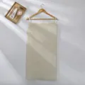 Coral fleece wearable bath towel, thick absorbent strap bath towel for women daily. - 75x150cm / Off White