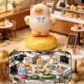 Lindas figuras de gato en caja ciega Finger Tip Meow para decoración de escritorio regalo - Serie de Rotación Interna Escape de Meow / Juego Completo