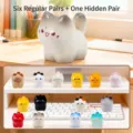 Cute Meow Army collection resin cat blind box figurines for office desk decoration - Miao Wu Army Series / Single Box (Random)