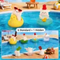 Figurines de boîte aveugle de la série de chiens PAi dans divers styles de piscine - Chien PAi Série Été (W1262-1) / 1 Pièce / Chien PAi Été Frais Boîte Mystère (1pc Aléatoire)