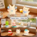 Collection of cute rotating animal blind box figurines for desktop decoration and gifts - Animal PAI Fixed Moment Series / Random One (Blind Box)