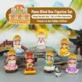 Hand-painted Mazu goddess blind box figures in traditional Chinese cartoon style resin - Blind Box / Whole Box 6 Pieces Set / Mazu Goddess Series