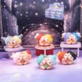 Cute resin baby pair figurines from the Moe Moe Little Pair blind box collection for home decor - Kiki & Lala Style Series / Random 1pc