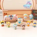 Aurora Fairy Tale series mystery box figurines with cute colorful resin characters - P006 Fairy Tale Romance / Set of 12