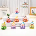 Set de 8 figuritas de muñecas de la suerte de resina de colores para decorar el hogar - Serie de Bebés Calabaza de Encanto Nacional / Uno al Azar