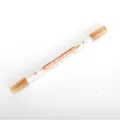 Double Head Metallic Glitter Marker Pen Art Highlighter for Journal and Craft Drawing 1pc - Orange