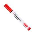 Red whiteboard marker pen with fine tip, erasable ink, ideal for office and school teaching. - Red