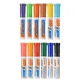 12-kleuren POP marker, oliehoudende reclame marker, navulbare posterstiften voor kantoor. - 12 mm lijnbreedte / Aardgeel