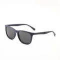 Classici occhiali da sole polarizzati TR9177 montura TR90 nero opaco per uomo e donna - Montatura Quadrata Classica (TR9177) / Montatura Blu Lente Grigia