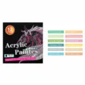 Lot de 12 marqueurs acryliques à pointe fine, feutres de peinture imperméables et à séchage rapide. - 12 Couleurs Morandi
