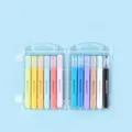 12-color acrylic marker pens in clear storage box, waterproof vibrant art supplies for children. - Twelve Colors