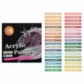 Lot de 36 marqueurs acryliques pointe fine imperméable couleurs Morandi pour le dessin - 36 couleurs Morandi