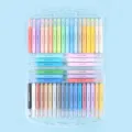 Acrylic Marker Set 48 Vibrant Colors Waterproof Paint Pens for Kids Art School Supplies - 48 Colors
