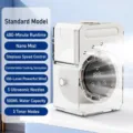 White 3-in-1 desktop misting fan with 5 ultrasonic nozzles and 500ml water tank capacity - White / 148*99*225mm