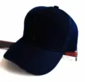Einfarbige dunkelblaue Baseballkappe aus Canvas mit verstellbarem Klettverschluss - Verstellbar / Marineblau