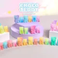 Colorful gummy bear blind box figures with a creative night light effect for desk gift - Small Box / Choco Teddy Candy Bear (2 Pieces/Box)