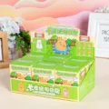 Coffret de présentation de boîtes surprises Capybara Daily avec emballage vert illustré - Série Capybara Daily / Un au Hasard
