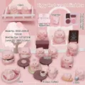 Cute pink miniature piggy restaurant blind box figurines for desktop decoration - Piggy Restaurant Random Style / Piggy Restaurant Series (Random 1 Piece)