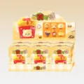 Conjunto completo de figuras de resina de dibujos animados con tema de comida linda hogar - Serie Tentación de Comida Linda / Caja Completa Juego de 6