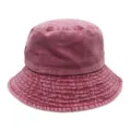 Sombrero de pescador de algodón lavado burdeos, sombrero vintage de sol para exterior - Talla única / Burdeos