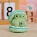 Figurine de macaron grenouille vert menthe mignonne pour décoration de bureau cadeau - Bubble Macaron D Grenouille Citron Vert