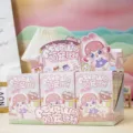 ASKEW series cute anime girl blind box resin figure gift in pink cardboard display case - Waiwai Pet Plan (M158) / Whole Box 6 Pieces Set
