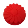 Molde de silicona con forma de girasol rojo para repostería casera y postres deliciosos - Flor del sol 24*5,0 cm