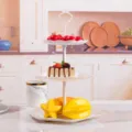 Présentoir à gâteaux blanc élégant à 3 niveaux style européen pour fruits et desserts. - Style Hexagonal à 3 Niveaux (Tige Blanche) / Blanc